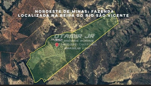 Fazenda/Sítios/Chácaras no bairro 210 hectares, em Buritis | Eu Corretor