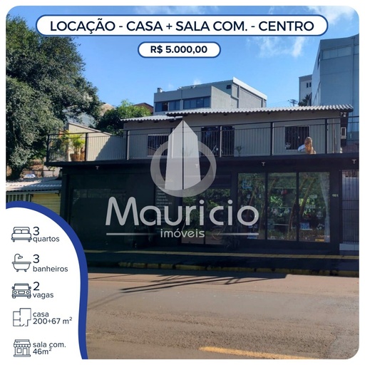 Casa de 3 quartos, 306m² no bairro Centro, em Santa Rosa | Eu Corretor