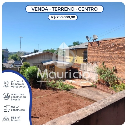 Lote/Terreno de 582m² no bairro Centro, em Santa Rosa | Eu Corretor