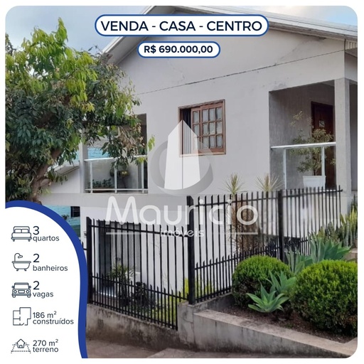 Casa de 3 quartos, 186m² no bairro Centro, em Santa Rosa | Eu Corretor