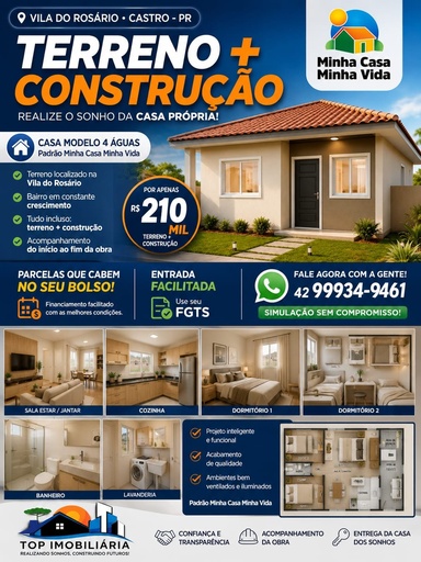 Lote/Terreno no bairro Vila Rosario, em Castro | Eu Corretor