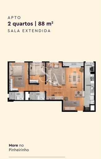 Apartamento de 3 quartos, no bairro Pinheirinho, em Curitiba | Eu Corretor