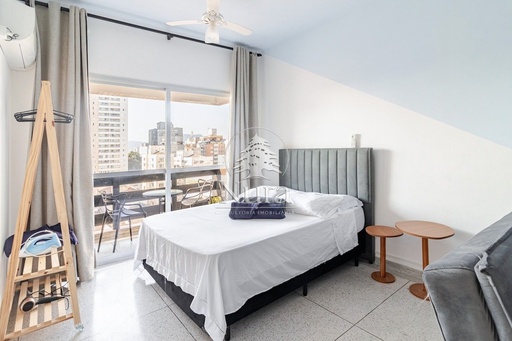 Studio de 1 quarto, 37m² no bairro Centro, em São Vicente | Eu Corretor