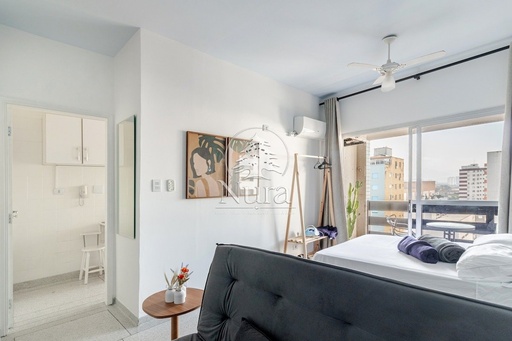 Studio de 1 quarto, 37m² no bairro Centro, em São Vicente | Eu Corretor