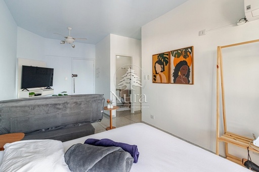Studio de 1 quarto, 37m² no bairro Centro, em São Vicente | Eu Corretor