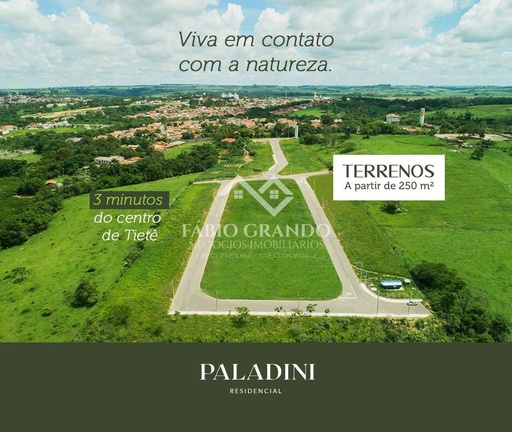 Loteamento de no bairro Paladini, em Tietê | Eu Corretor