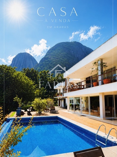 Casa de 4 quartos, 460m² no bairro Araras, em Petrópolis | Eu Corretor