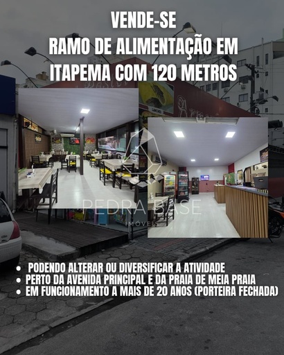 Sala Comercial de 120m² no bairro Meia Praia, em Itapema | Eu Corretor