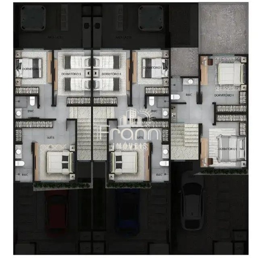 Sobrado de 3 quartos, 102m² no bairro Armação, em Penha | Eu Corretor