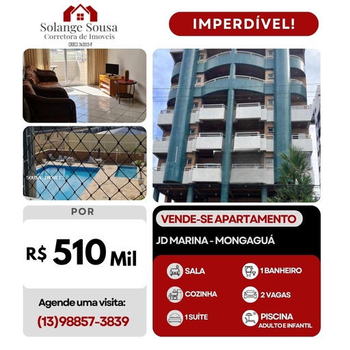 Apartamento de 2 quartos, no bairro Centro, em Mongaguá | Eu Corretor