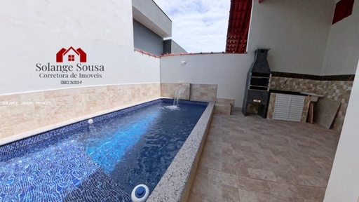 Casa de 2 quartos, no bairro Flórida Mirim, em Mongaguá | Eu Corretor