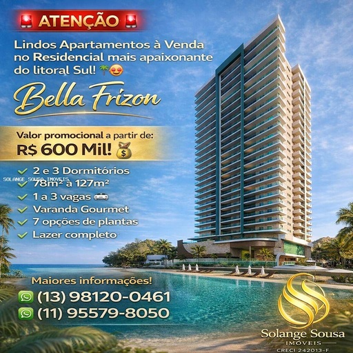 Apartamento de 2 quartos, no bairro Centro, em Mongaguá | Eu Corretor
