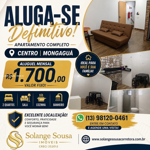 Apartamento de 2 quartos, 70m² no bairro Centro, em Mongaguá | Eu Corretor