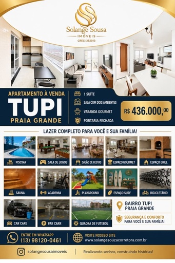 Apartamento de 1 quarto, 58m² | Eu Corretor
