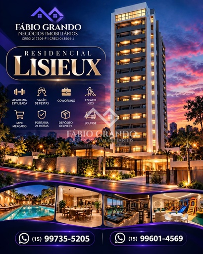 Apartamento de 2 quartos, 58m² no bairro Vila Lucy, em Sorocaba | Eu Corretor