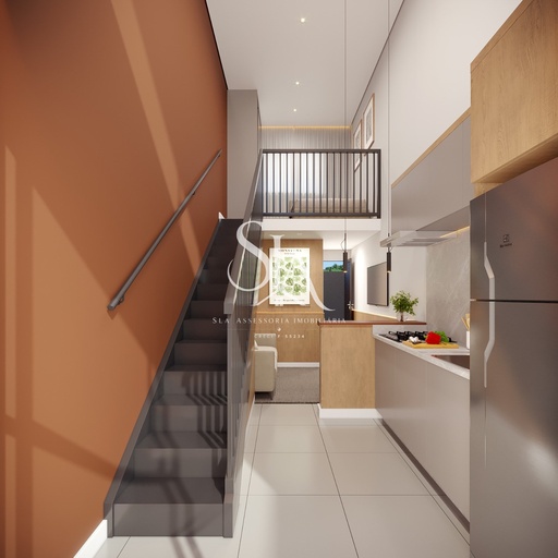 Studio de 1 quarto, 24m² no bairro Capão Raso, em Curitiba | Eu Corretor