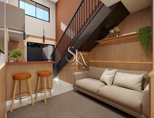 Studio de 1 quarto, 28m² no bairro Capão Raso, em Curitiba | Eu Corretor