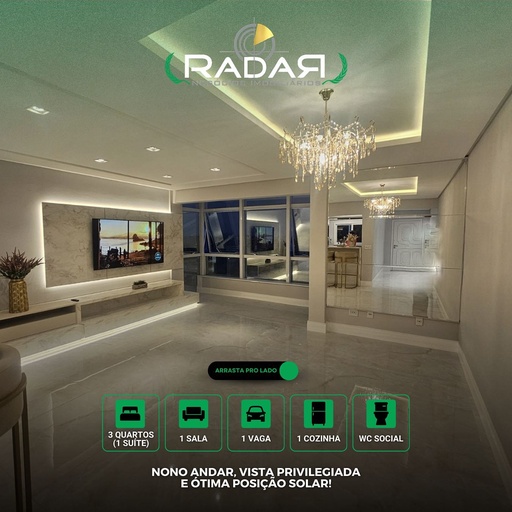 Apartamento de 3 quartos, 140m² no bairro Centro, em Vacaria | Eu Corretor