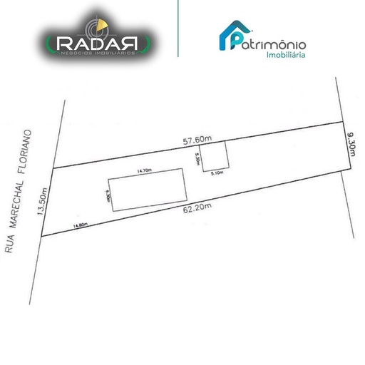 Lote/Terreno Comercial de 622m² no bairro Centro, em Vacaria | Eu Corretor