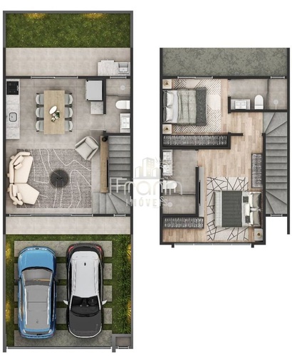 Sobrado de 2 quartos, 67m² no bairro Armação, em Penha | Eu Corretor