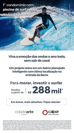 Studio de 1 quarto, 35m² no bairro Barra Olímpica, em Rio de Janeiro | Eu Corretor