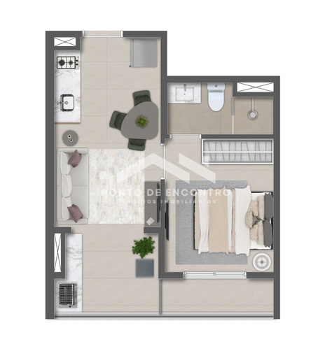 Apartamento de 2 quartos, 56m² no bairro Mooca, em São Paulo | Eu Corretor
