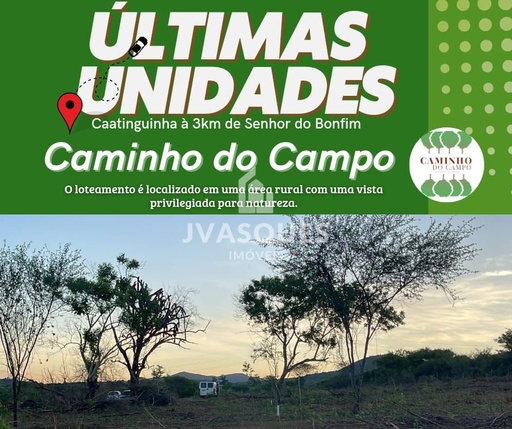 Lote/Terreno Comercial de 600m² no bairro Caatinguinha, em Senhor do Bonfim | Eu Corretor