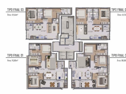Apartamento de 3 quartos, 92m² no bairro Tabuleiro, em Camboriú | Eu Corretor
