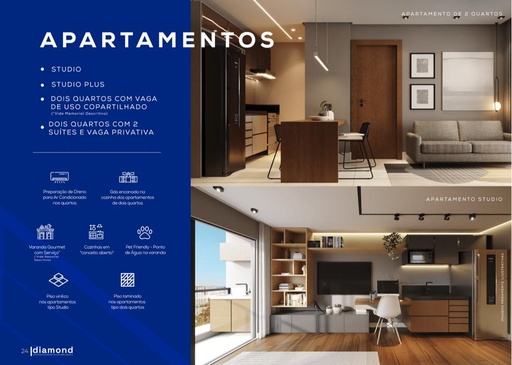 Studio de no bairro Centro, em Juiz de Fora | Eu Corretor