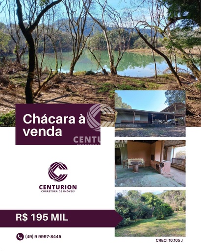 Chácara de 2 quartos, 5000m² no bairro interior, em Irani | Eu Corretor