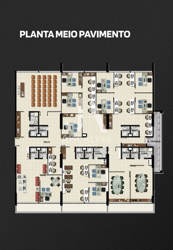 Sala Comercial de 34m² no bairro Stiep, em Salvador | Eu Corretor