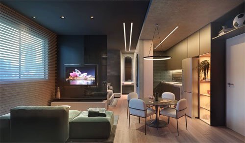 Studio de 1 quarto, 26m² no bairro Santo Antônio, em Belo Horizonte | Eu Corretor