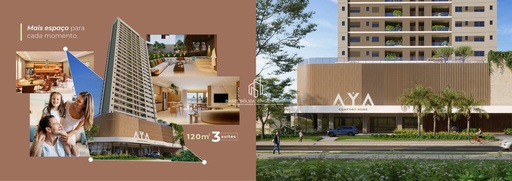 Apartamento de 3 quartos, 120m² no bairro bosque da saúde , em Cuiabá | Eu Corretor