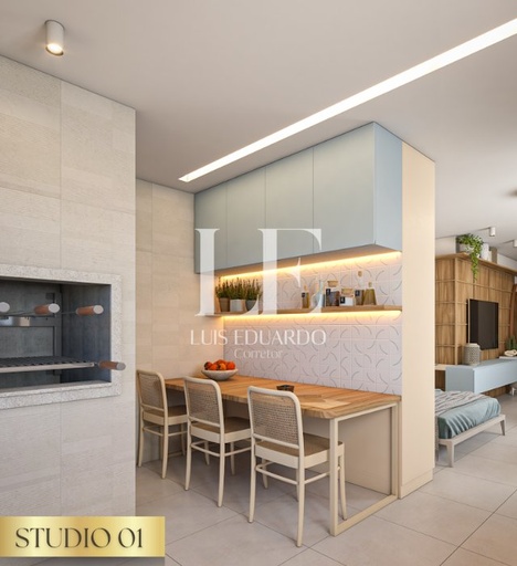 Studio de 1 quarto, no bairro Centro, em Balneário Piçarras | Eu Corretor