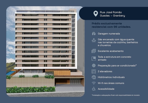 Apartamento de 2 quartos, no bairro Granbery, em Juiz de Fora | Eu Corretor