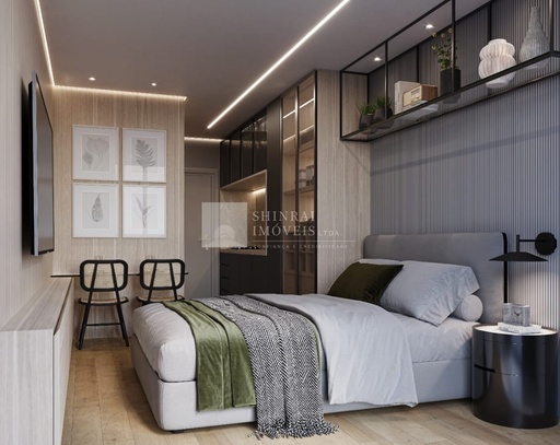Studio de 1 quarto, 27m² no bairro Cabo Branco, em João Pessoa | Eu Corretor