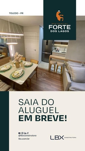 Apartamento de 2 quartos, no bairro Vila Industrial, em Toledo | Eu Corretor