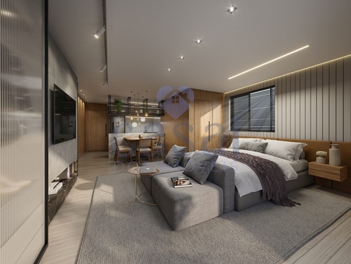 Studio de 1 quarto, 42m² no bairro Kobrasol, em São José | Eu Corretor