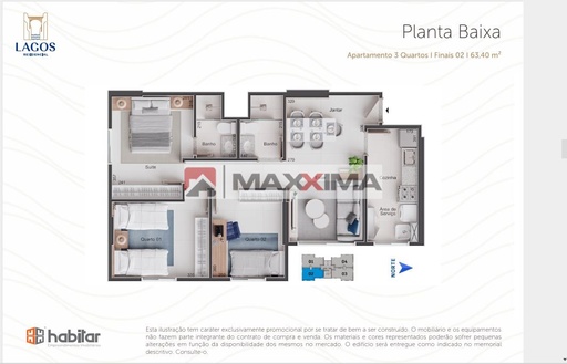 Apartamento no bairro Samambaia Sul, em Brasília | Eu Corretor