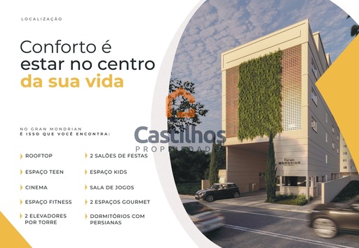 Apartamento de 2 quartos, 61m² no bairro Centro, em Biguaçu | Eu Corretor