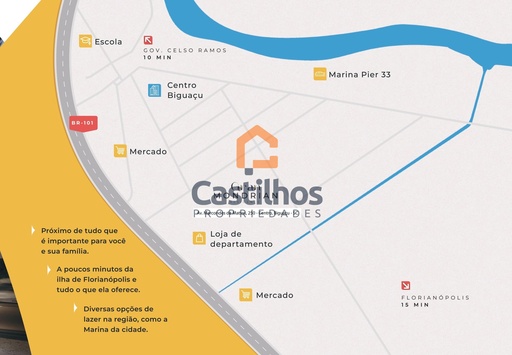 Apartamento de 2 quartos, 61m² no bairro Centro, em Biguaçu | Eu Corretor