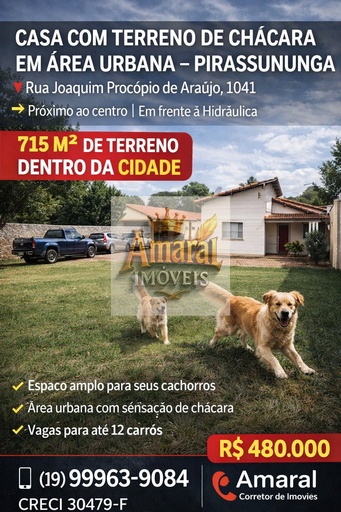 Chácara no bairro Centro, em Pirassununga | Eu Corretor