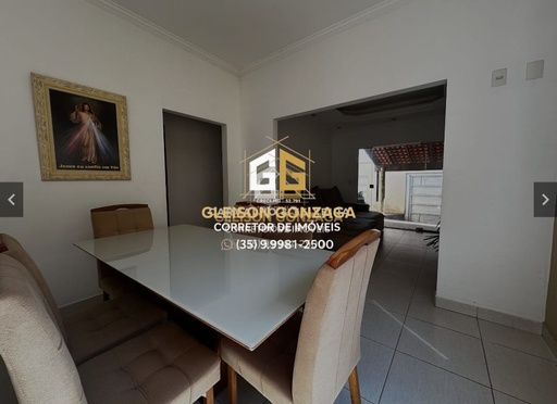 Casa de 3 quartos, no bairro Parque da Fazenda, em Passos | Eu Corretor