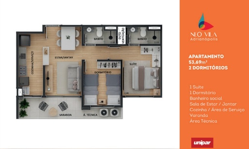 Apartamento de 3 quartos, no bairro ADRIANOPOLIS, em Manaus | Eu Corretor