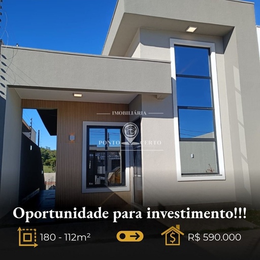 Sobrado de 2 quartos, no bairro Jd.Veredas, em Cascavel | Eu Corretor