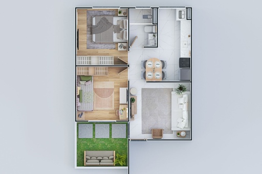 Apartamento no bairro Parque Estrela Dalva IX e X, em Luziânia | Eu Corretor