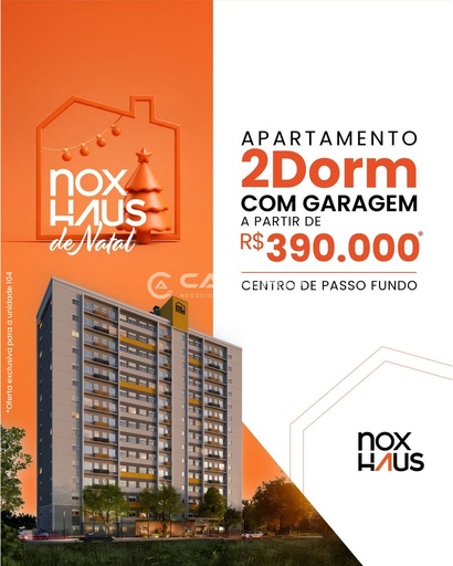 Apartamento de 2 quartos, 48m² no bairro Boqueirão, em Passo Fundo | Eu Corretor