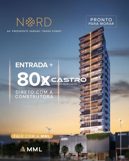 Apartamento de 2 quartos, 71m² no bairro Centro, em Passo Fundo | Eu Corretor