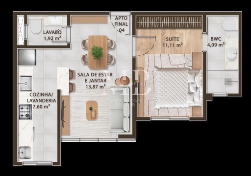 Apartamento de 2 quartos, 86m² no bairro Centro 1, em Brusque | Eu Corretor