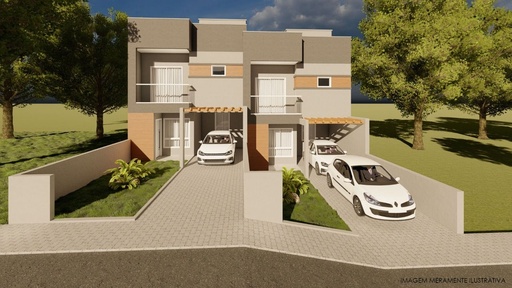Sobrado de 95m² no bairro Desbravador, em Chapecó | Eu Corretor